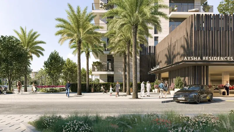 Exterior at Aysha Residences 1 and 2 in Maryam Island Sharjah