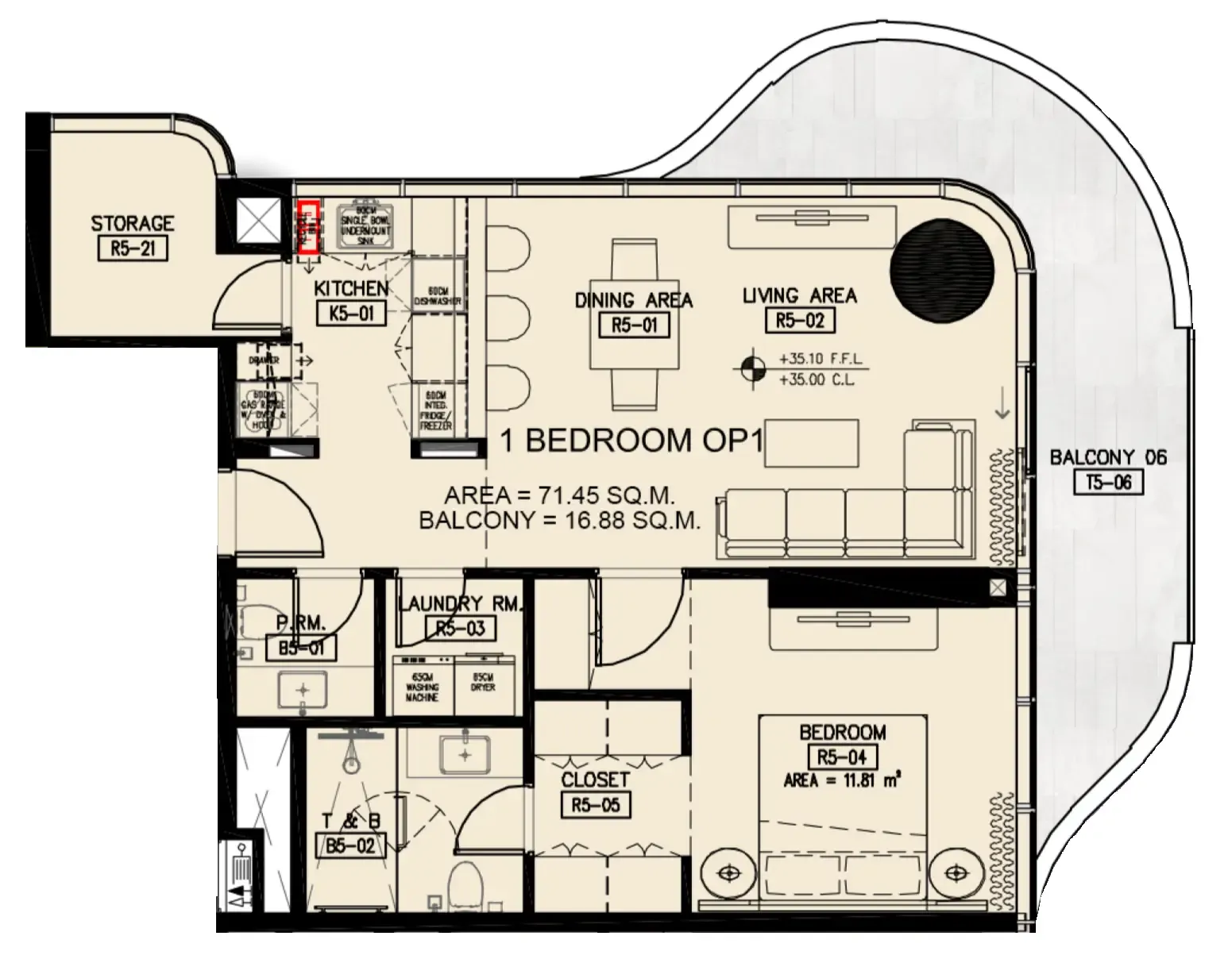 Azha Properties Azha Millennium Residences floor plan