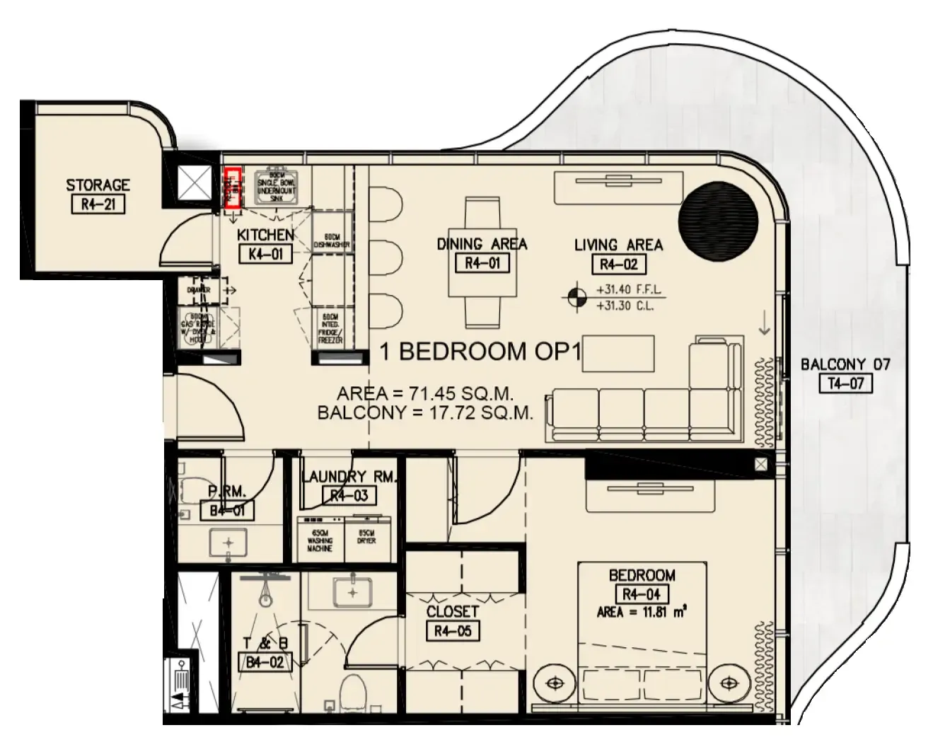 Azha Properties Azha Millennium Residences floor plan