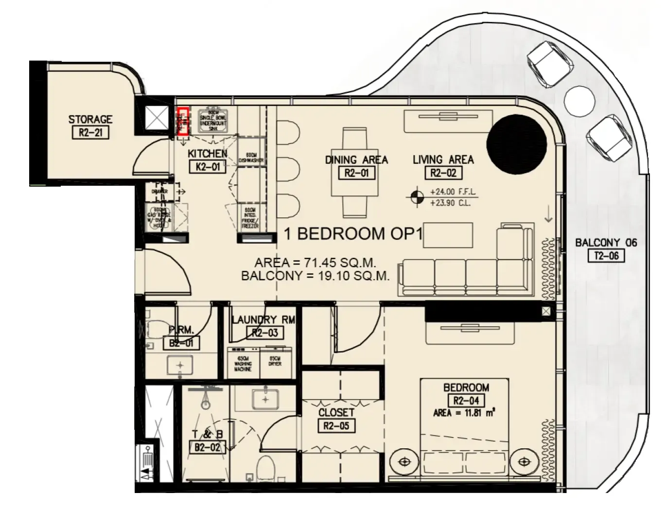 Azha Properties Azha Millennium Residences floor plan