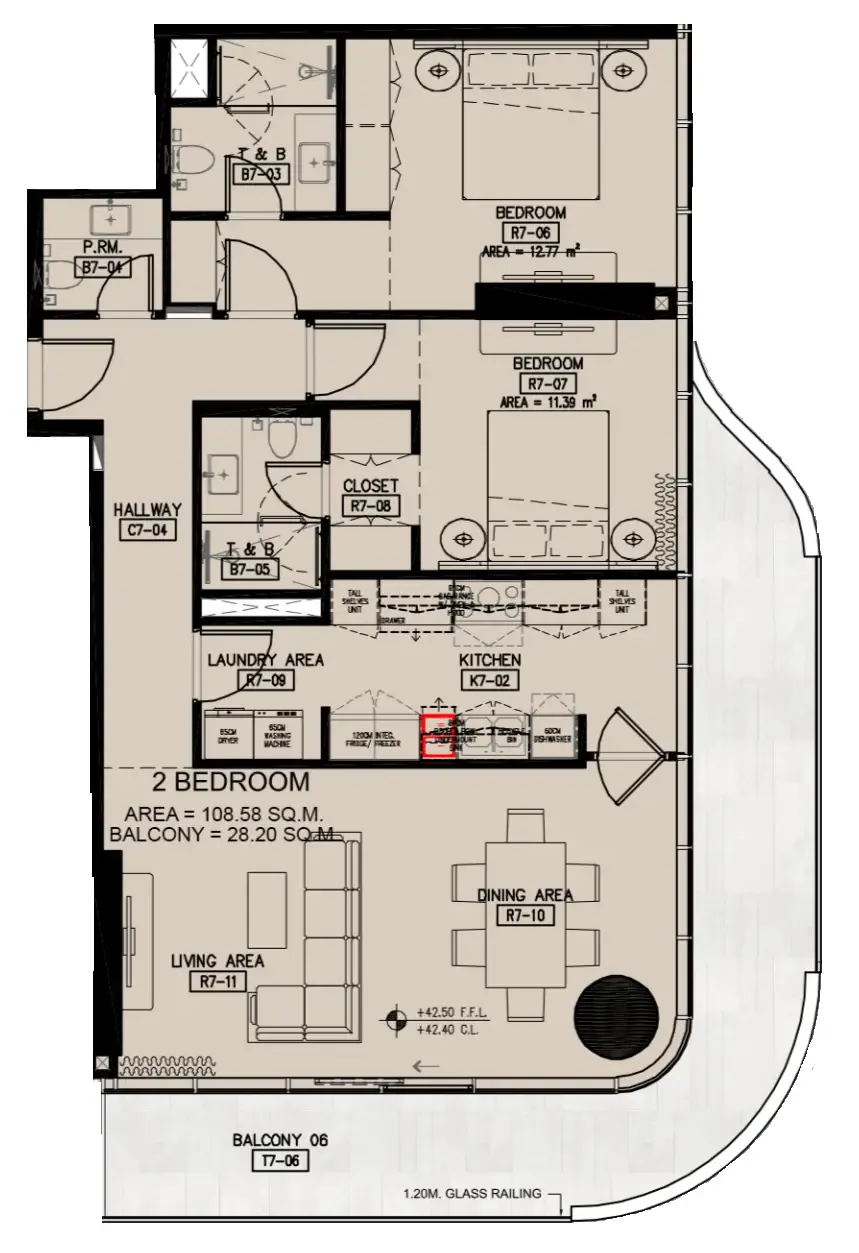 Azha Properties Azha Millennium Residences floor plan