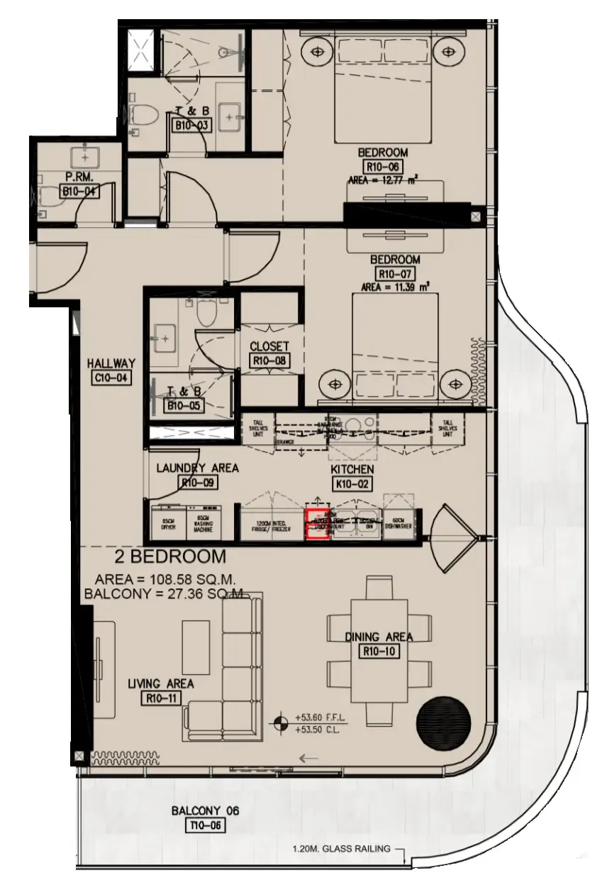 Azha Properties Azha Millennium Residences floor plan
