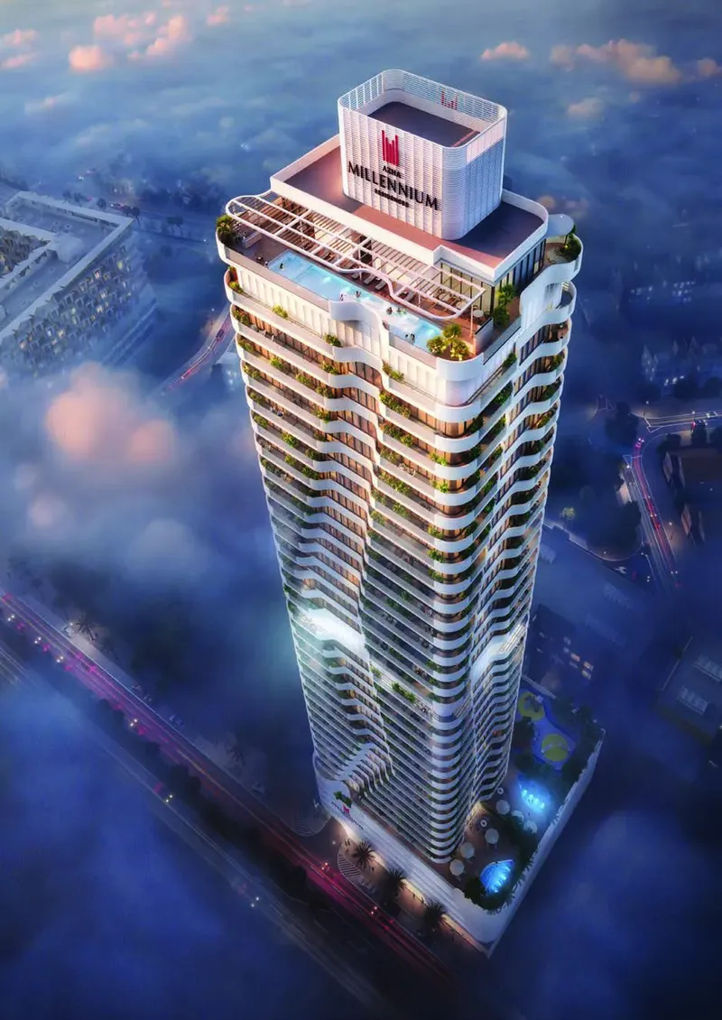 Exterior at Azha Millennium Residences in Dubai