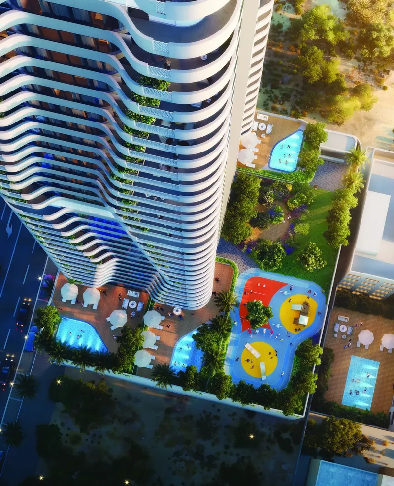 Exterior at Azha Millennium Residences in Dubai