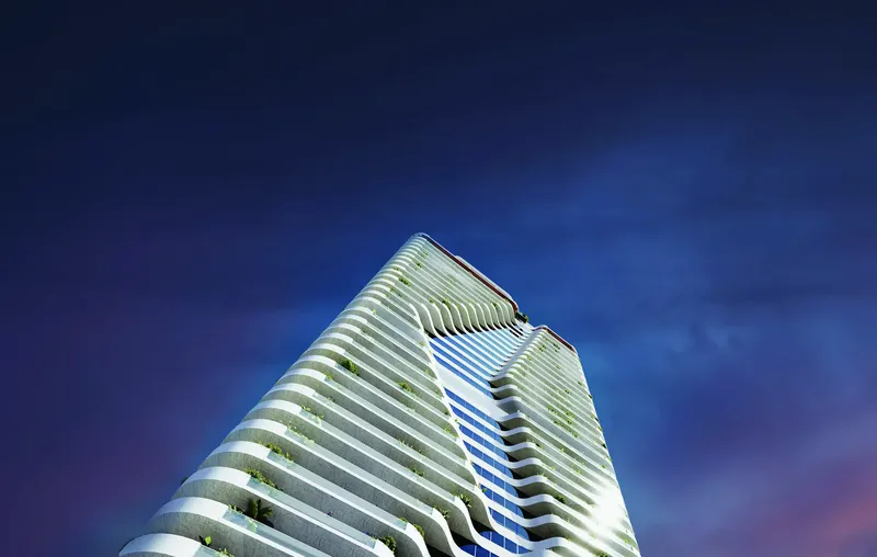 Exterior at Azha Millennium Residences in Dubai