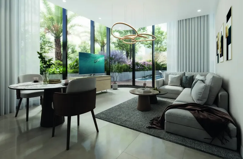 Interior at Azha Millennium Residences in Dubai