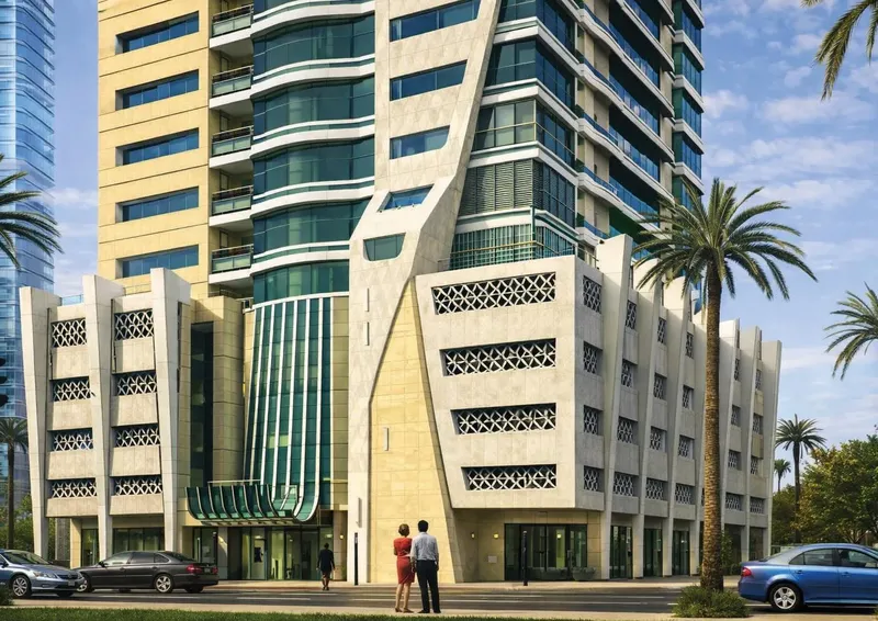 Exterior at Azha Views Residences in Al Amerah Ajman
