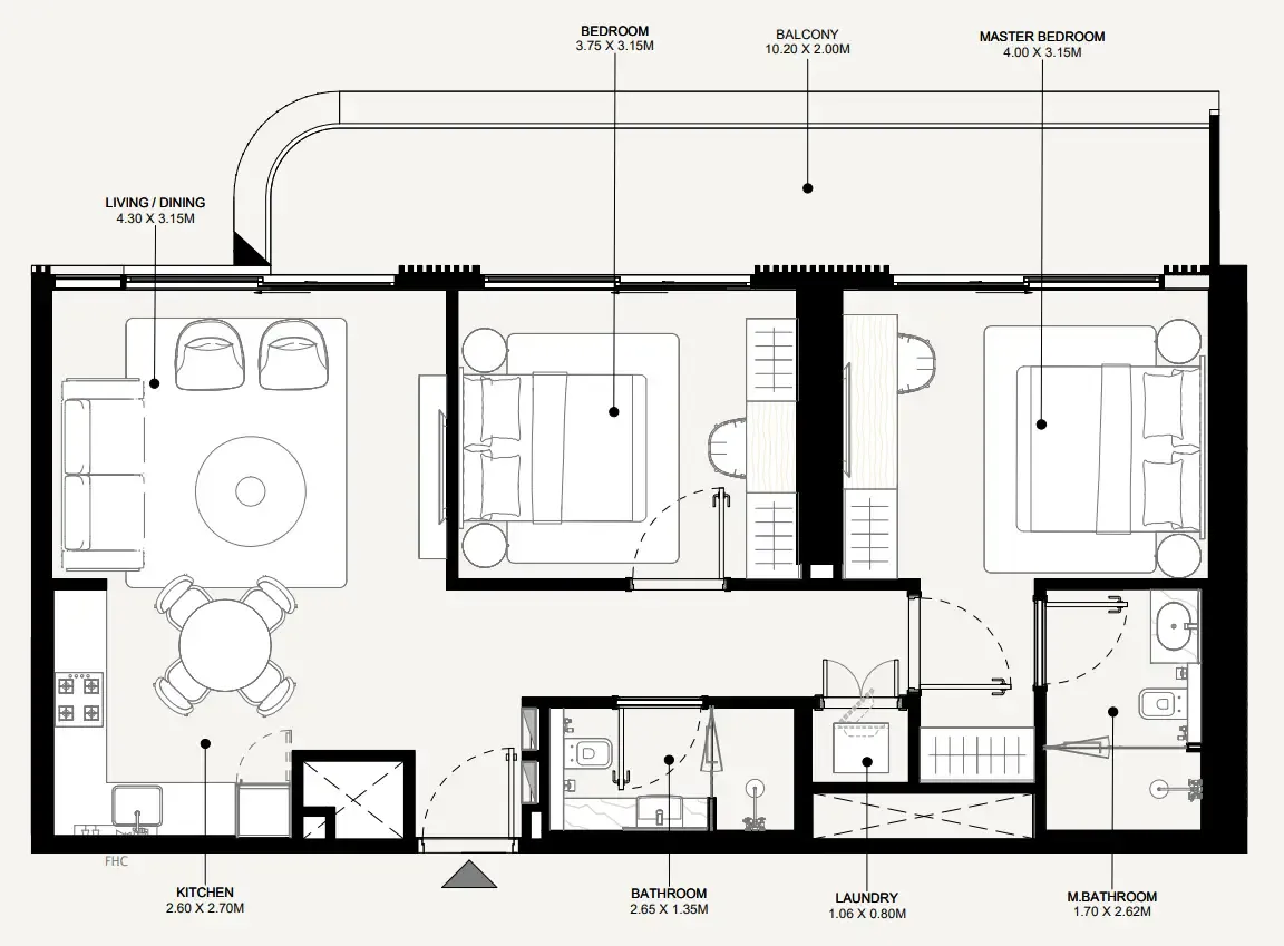 Azizi Azizi Abraham floor plan