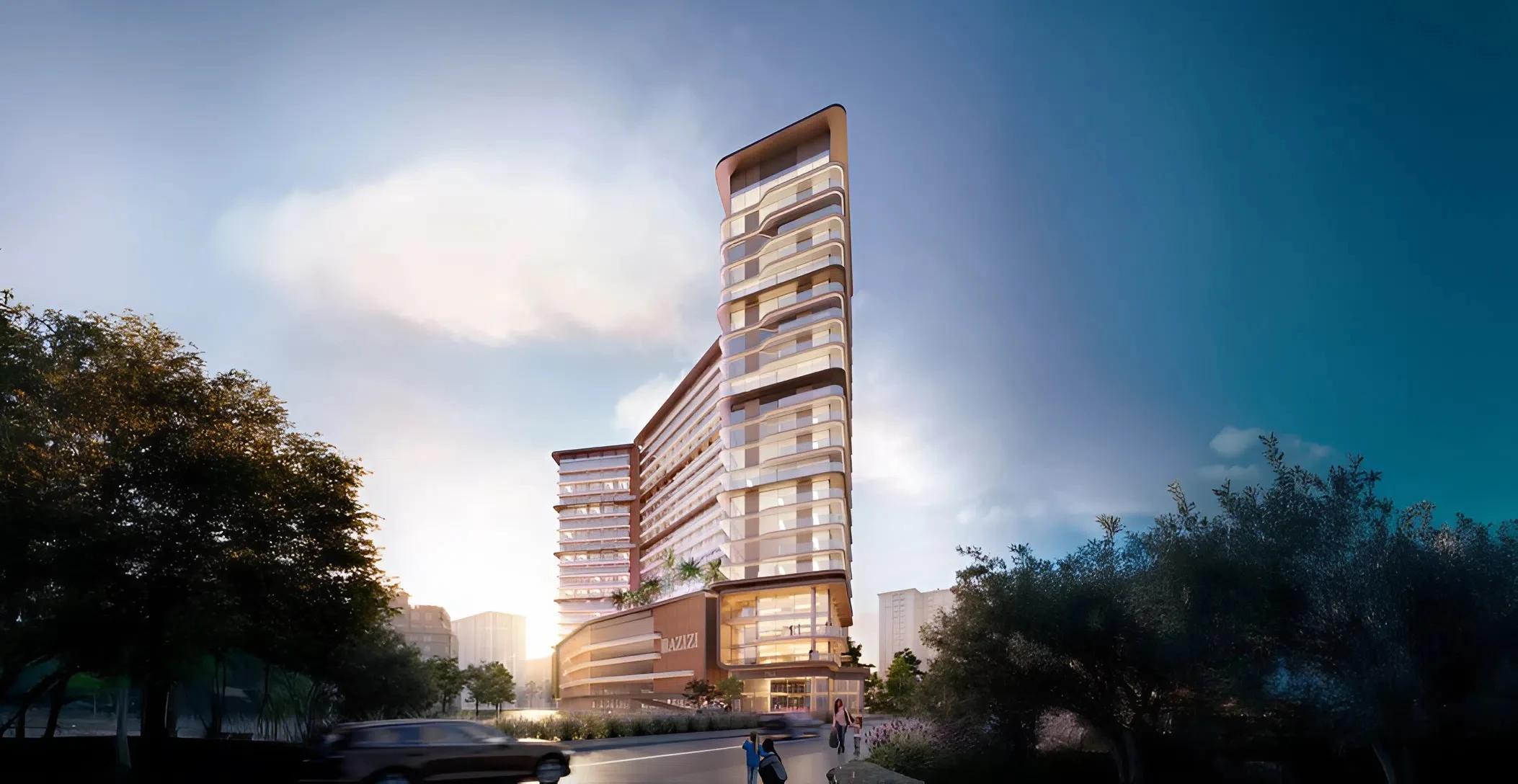 Exterior at Azizi Abraham in Jebel Ali Freezone Extension Dubai