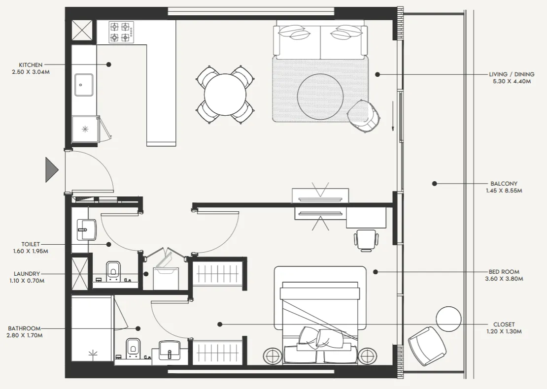 Azizi Azizi Amir floor plan