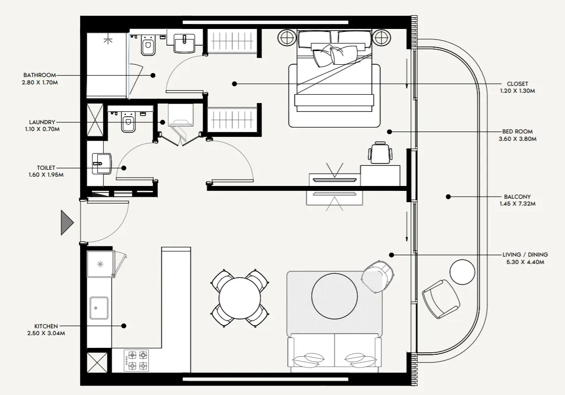 Azizi Azizi Amir floor plan