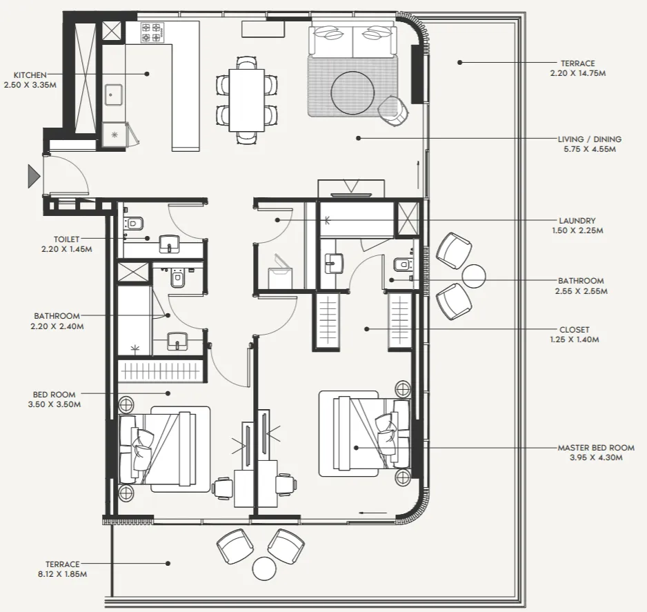 Azizi Azizi Amir floor plan