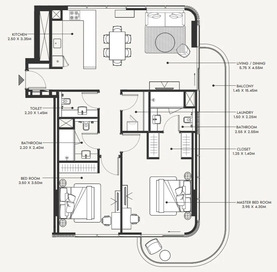 Azizi Azizi Amir floor plan