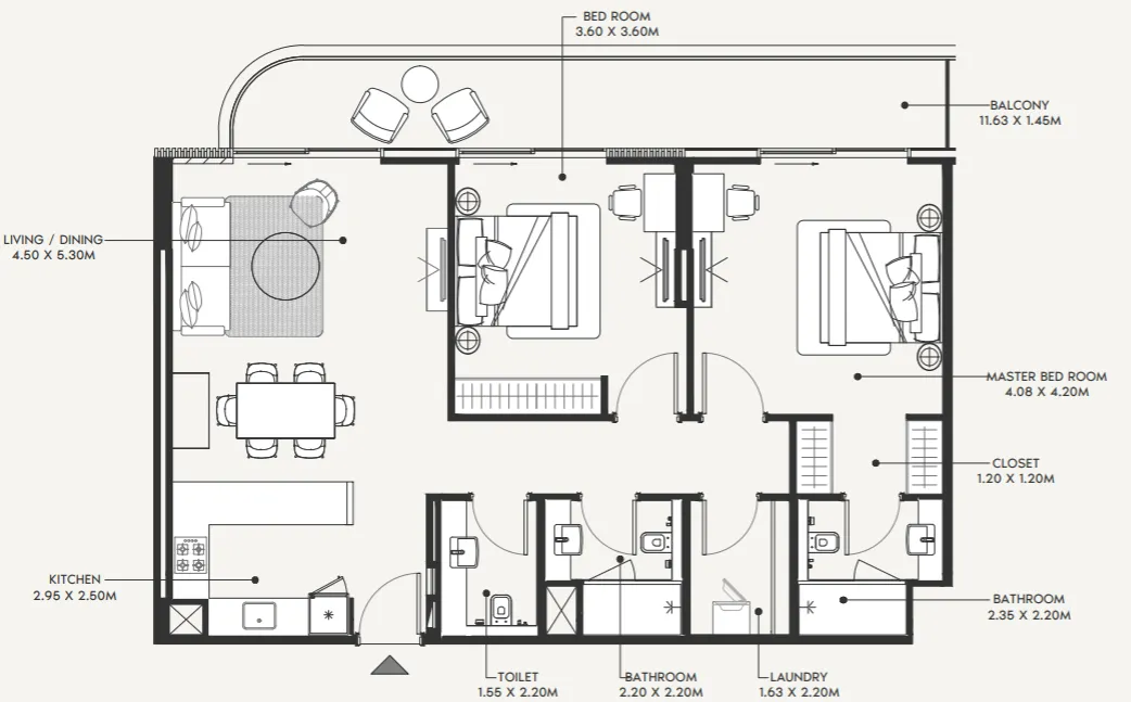 Azizi Azizi Amir floor plan