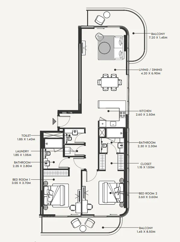 Azizi Azizi Amir floor plan