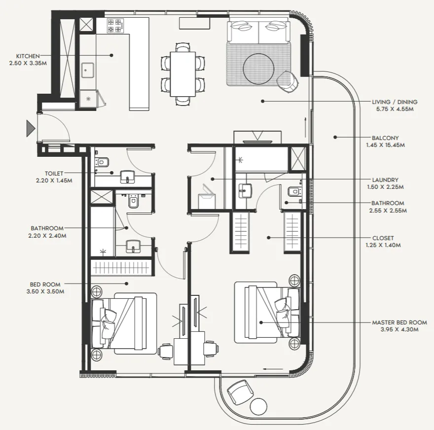 Azizi Azizi Amir floor plan