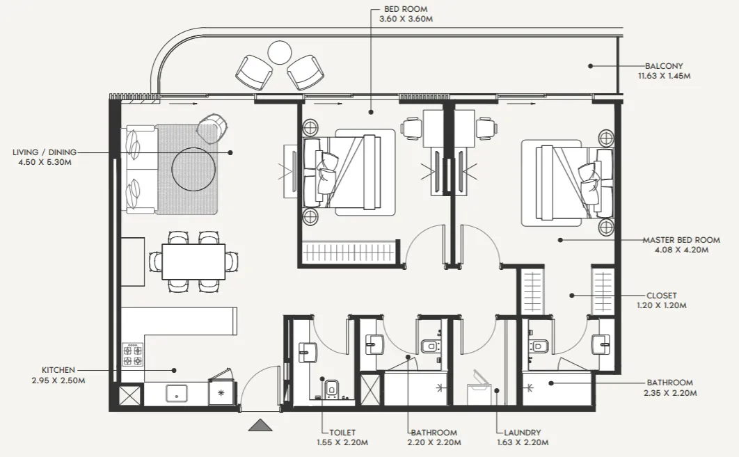 Azizi Azizi Amir floor plan