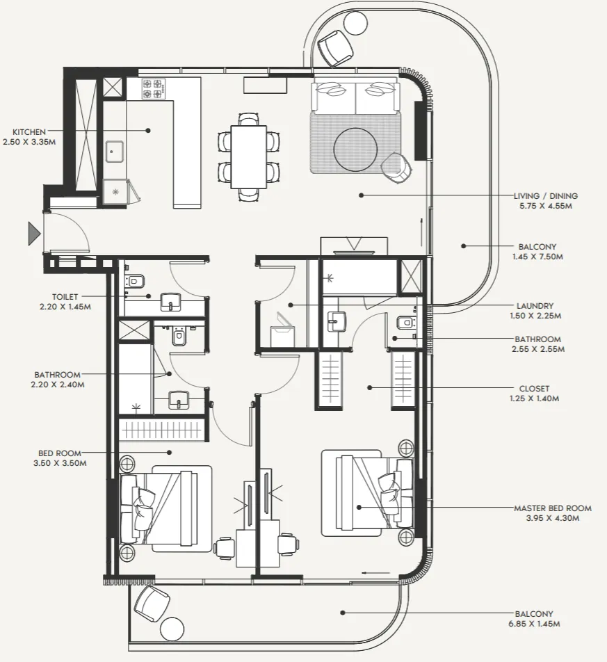 Azizi Azizi Amir floor plan