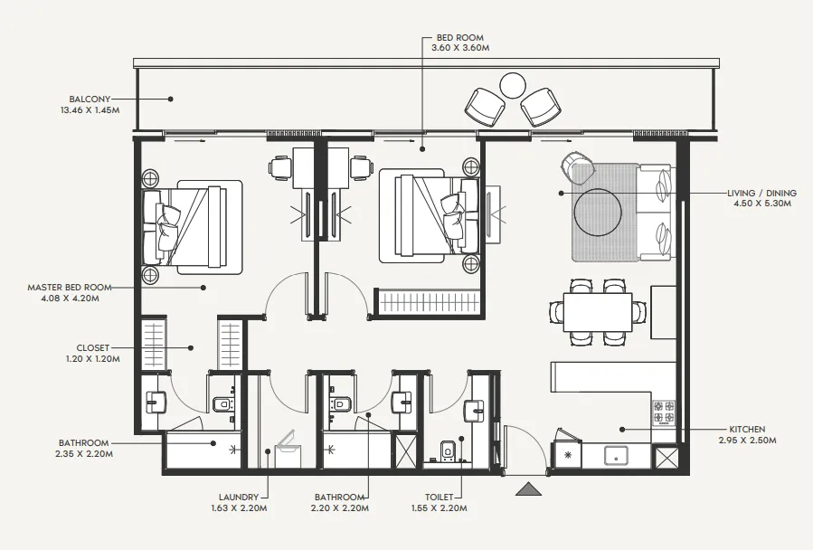 Azizi Azizi Amir floor plan