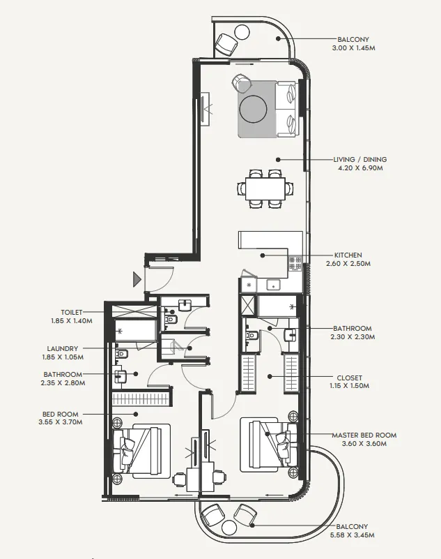 Azizi Azizi Amir floor plan