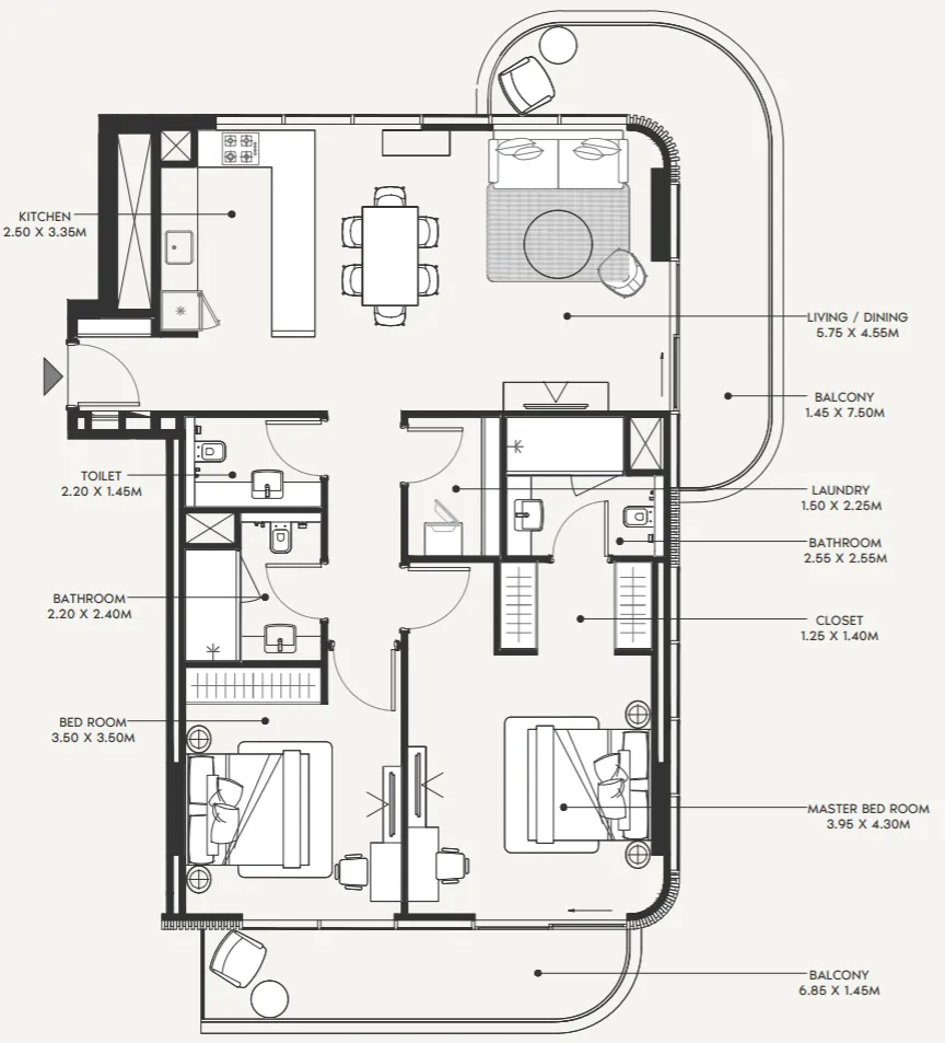 Azizi Azizi Amir floor plan