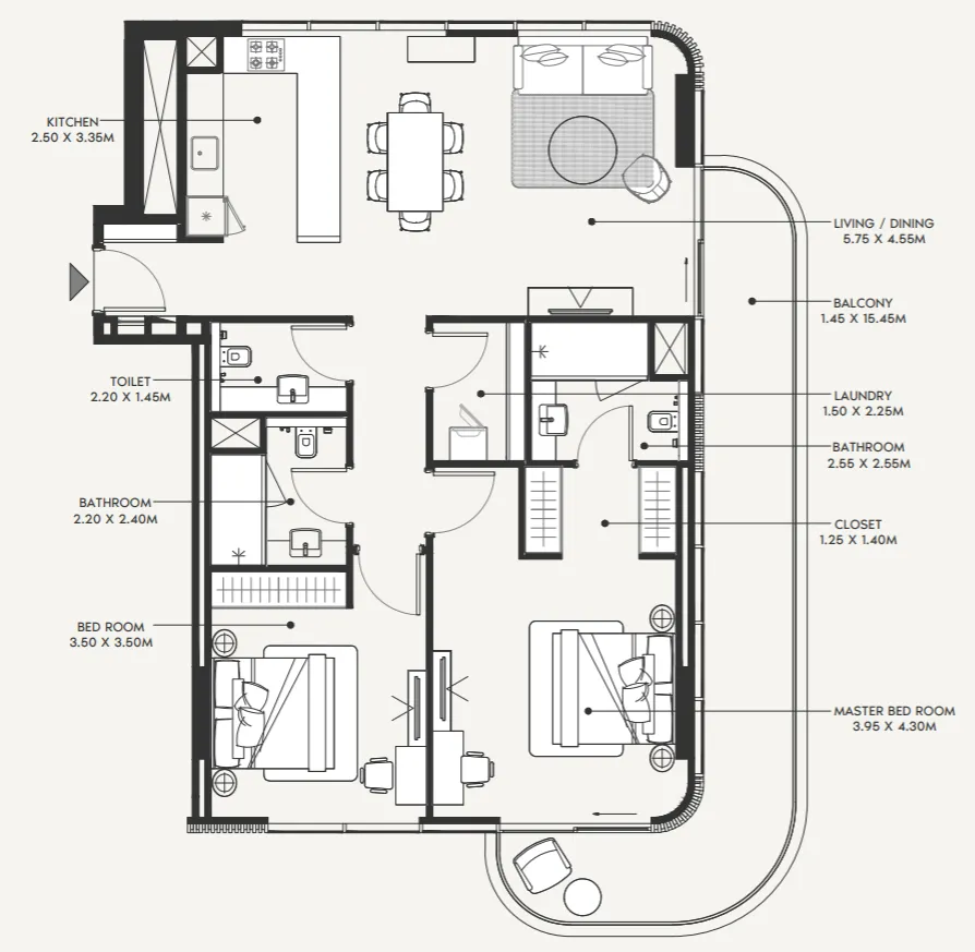 Azizi Azizi Amir floor plan