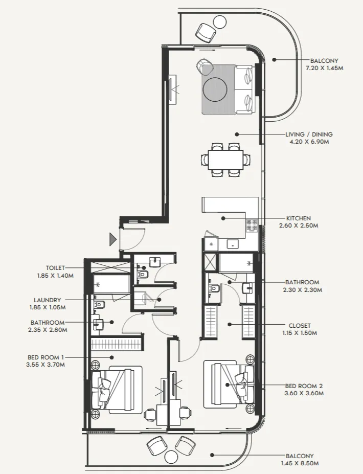 Azizi Azizi Amir floor plan