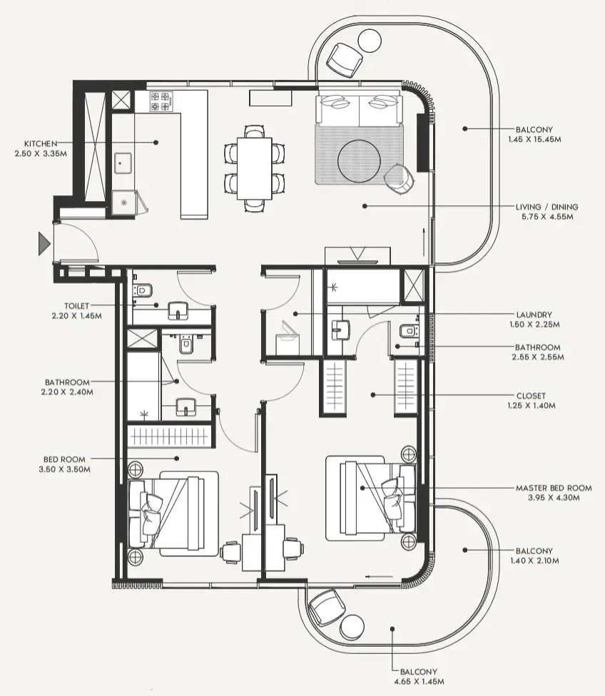 Azizi Azizi Amir floor plan