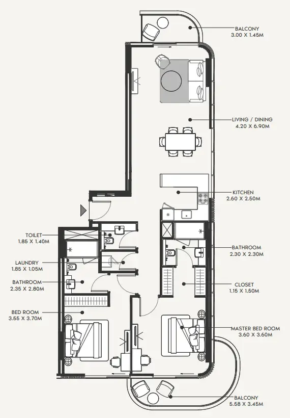 Azizi Azizi Amir floor plan