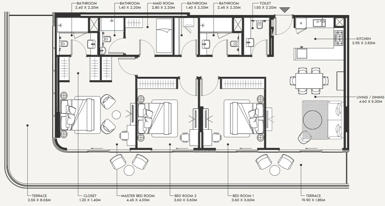 Azizi Azizi Amir floor plan
