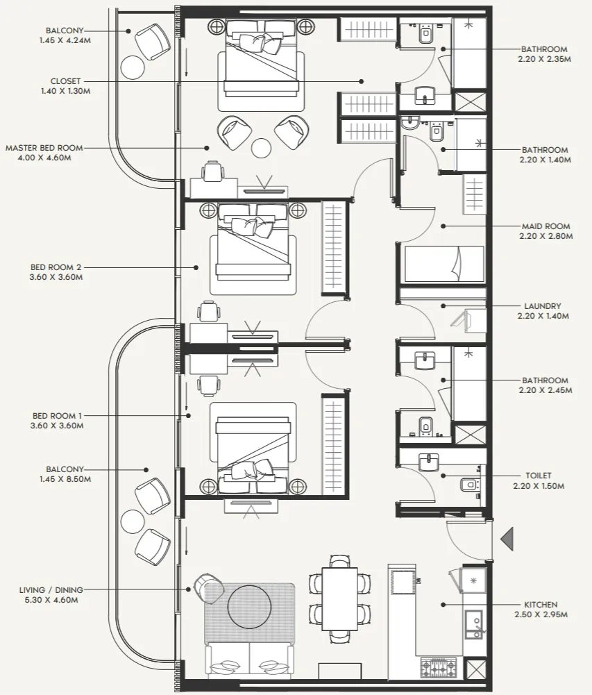 Azizi Azizi Amir floor plan