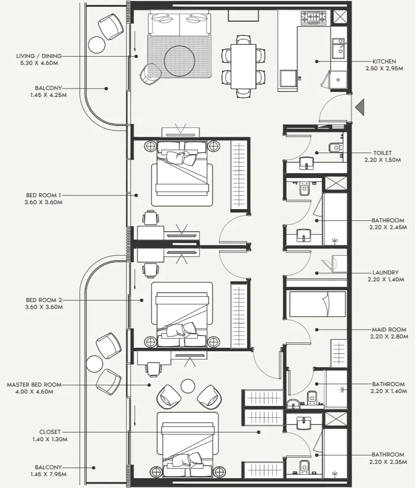 Azizi Azizi Amir floor plan