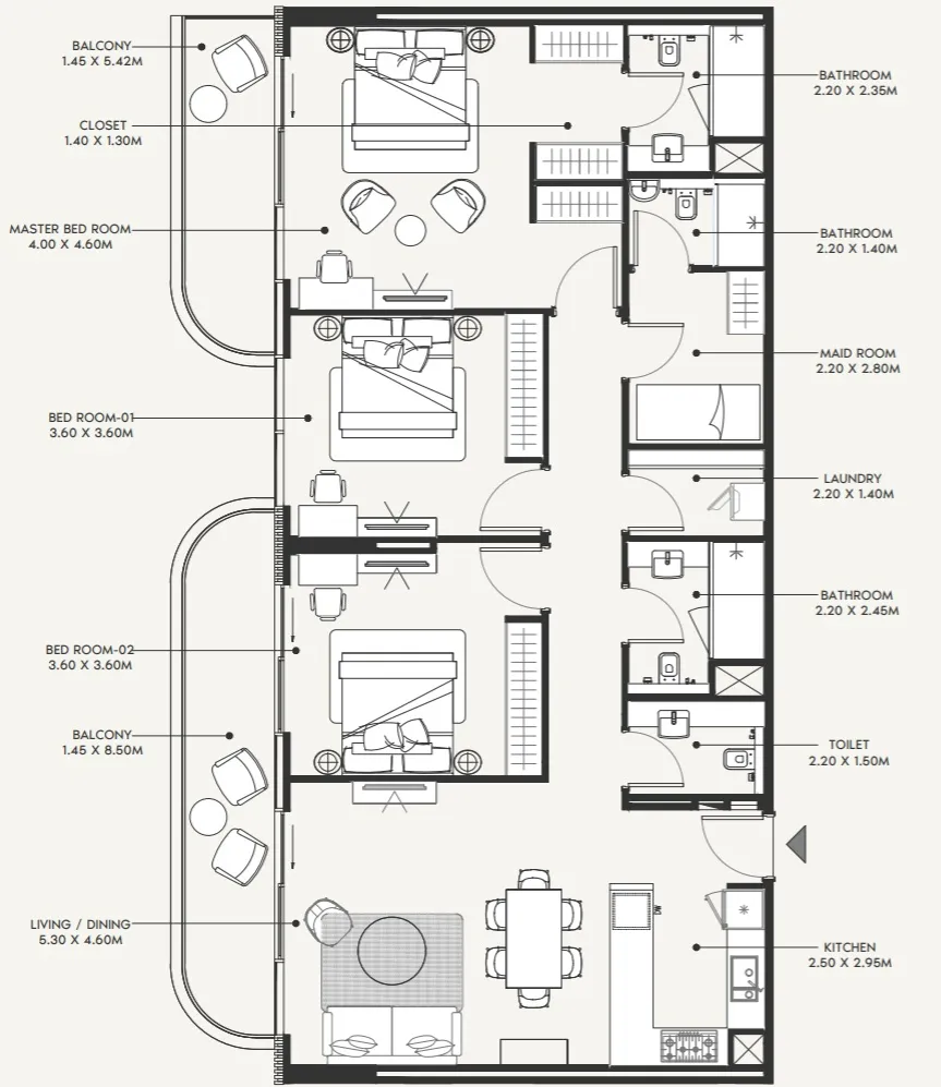 Azizi Azizi Amir floor plan