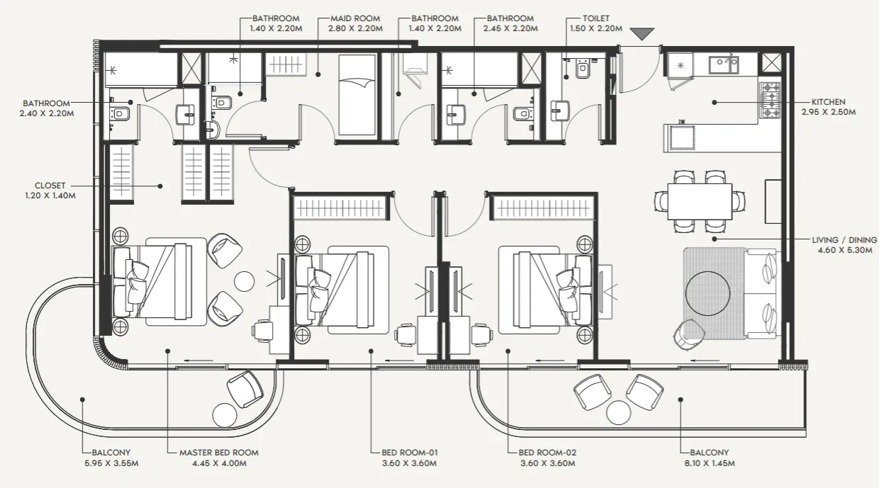 Azizi Azizi Amir floor plan