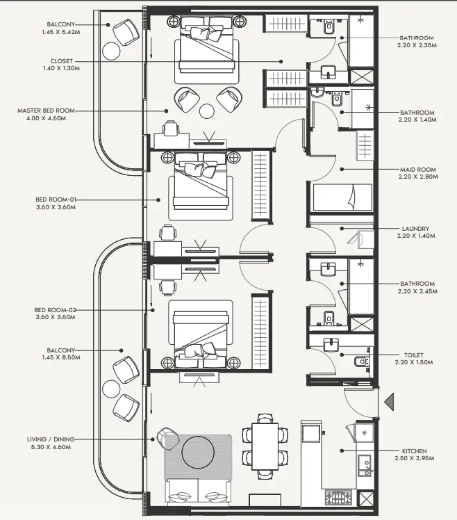Azizi Azizi Amir floor plan