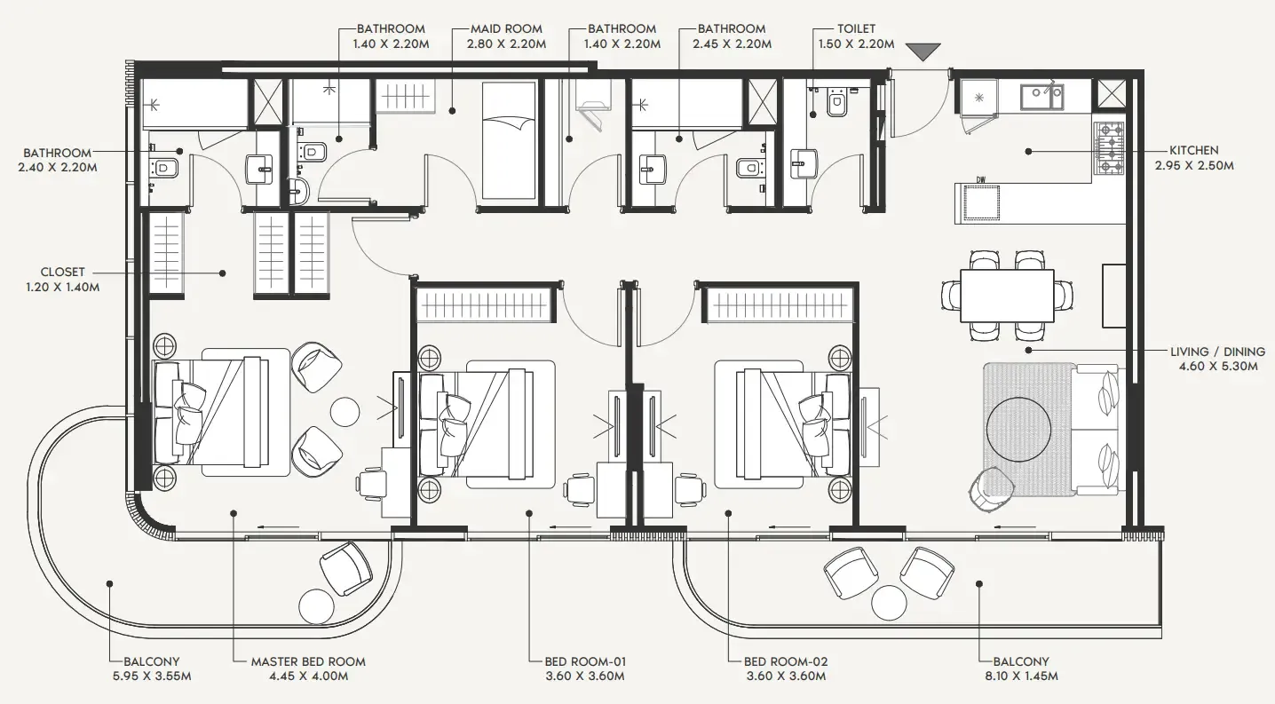 Azizi Azizi Amir floor plan