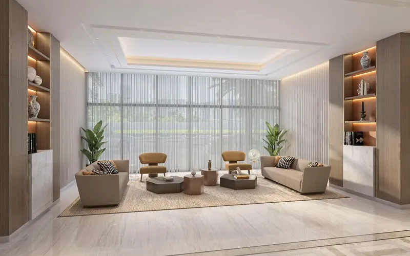 Interior at Azizi David in Al Jaddaf Dubai