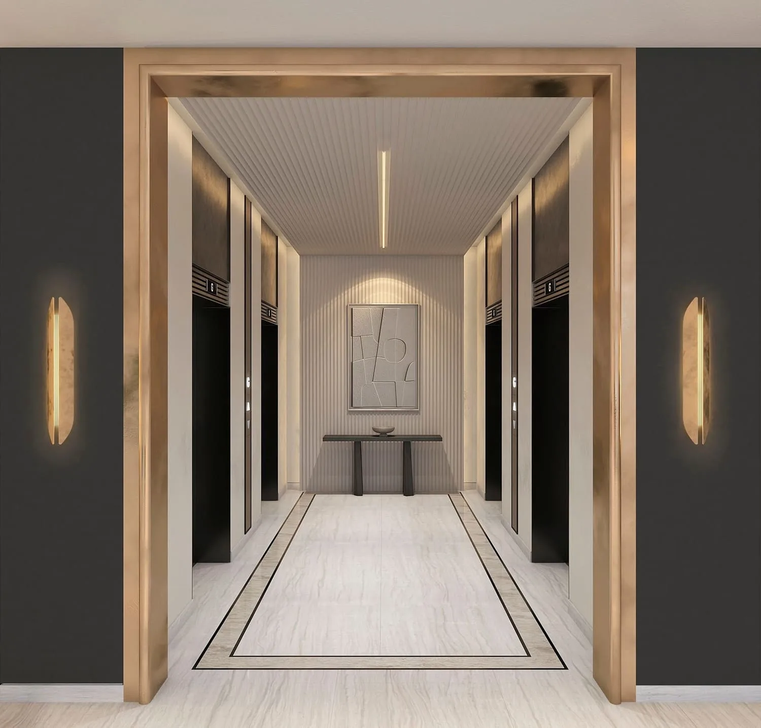 Lobby at Azizi David in Al Jaddaf Dubai