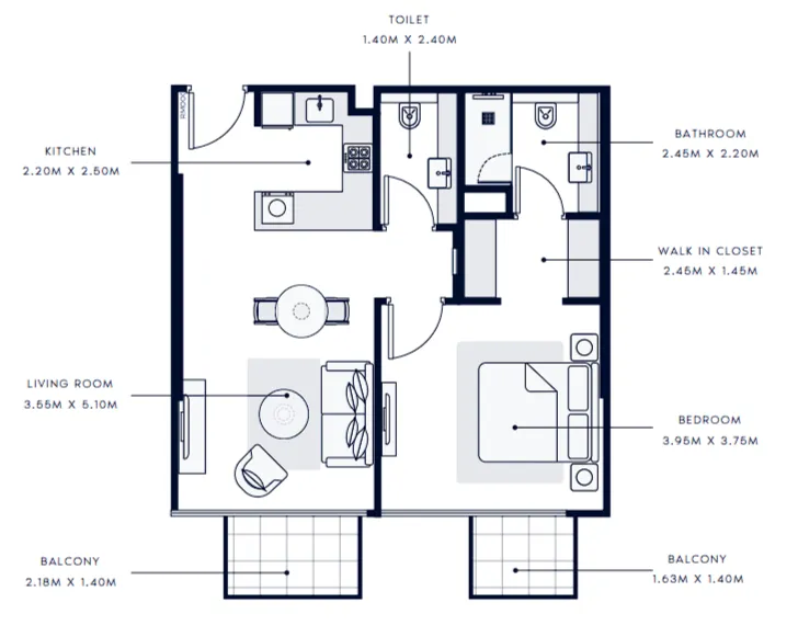 Azizi Azizi Grand floor plan