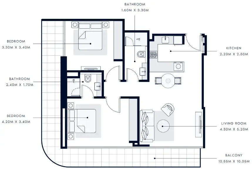 Azizi Azizi Grand floor plan