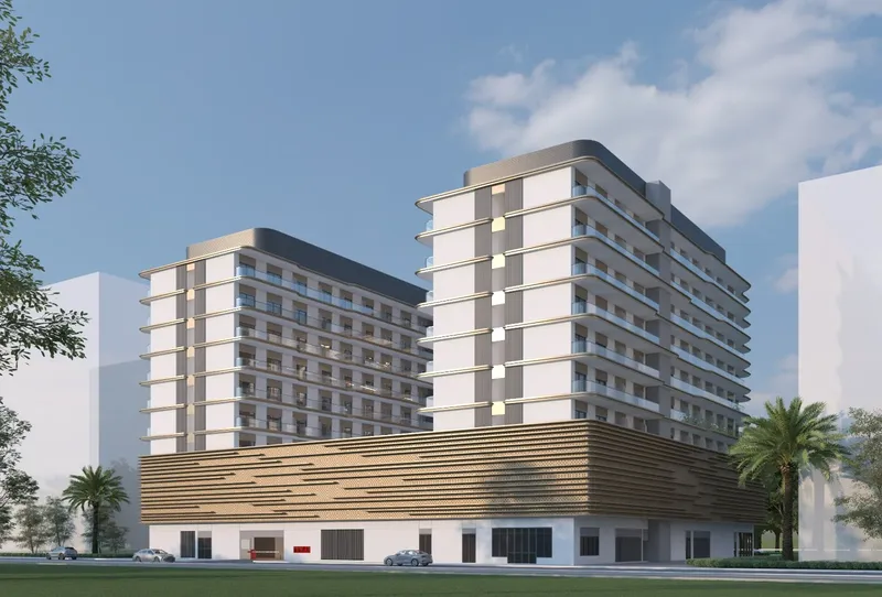 Exterior at Azizi Jewel in Jebel Ali Village Dubai