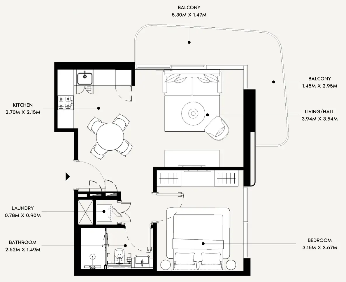 Azizi Azizi Leily floor plan