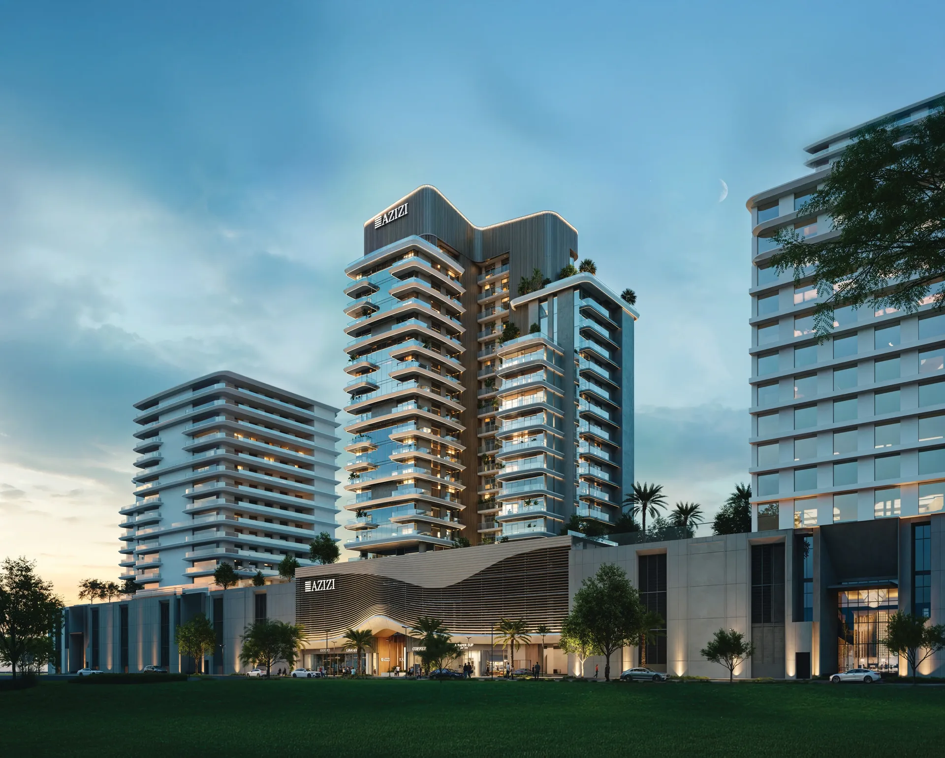 Exterior at Azizi Leily in Al Jaddaf Dubai