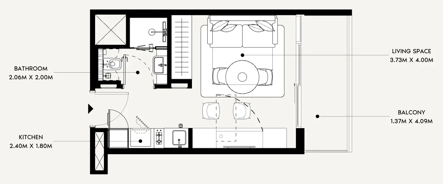 Azizi Azizi Leily floor plan