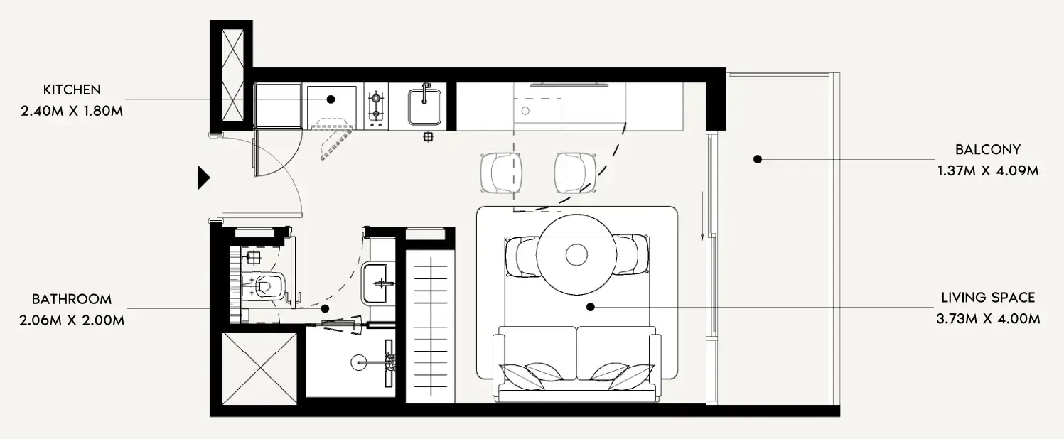 Azizi Azizi Leily floor plan