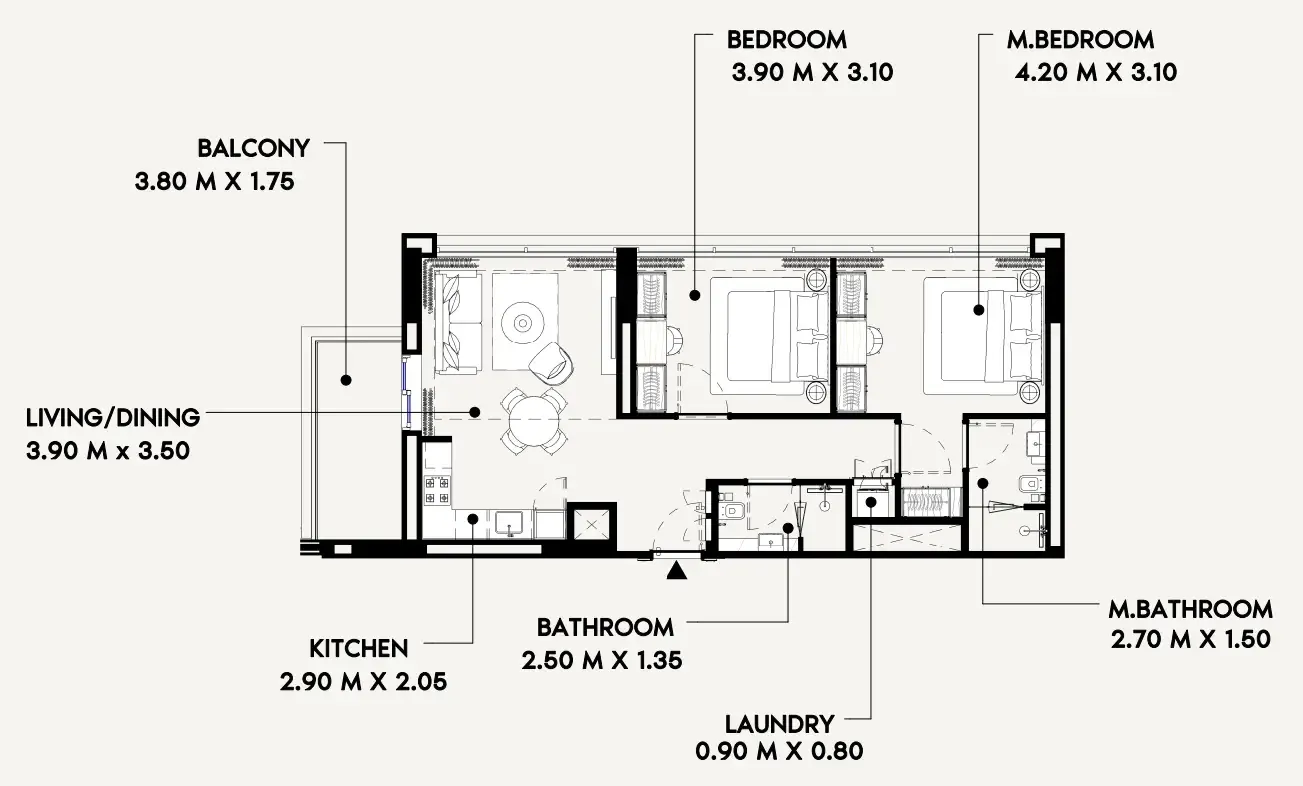 Azizi Azizi Lina floor plan