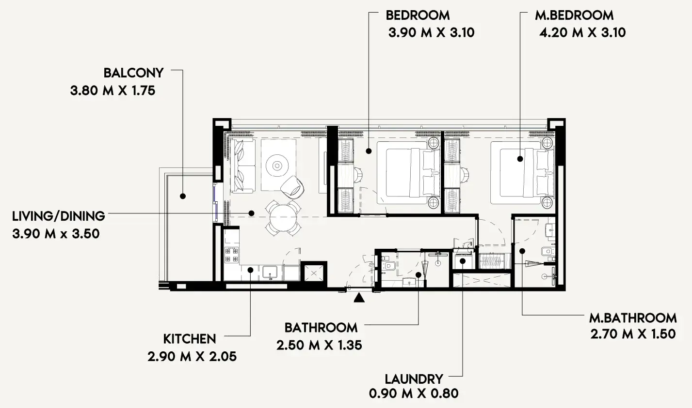 Azizi Azizi Lina floor plan
