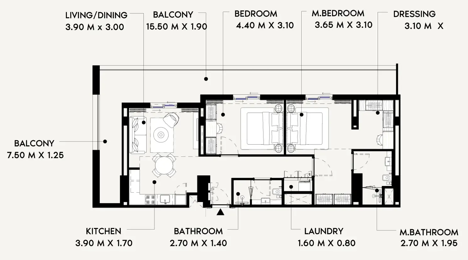 Azizi Azizi Lina floor plan