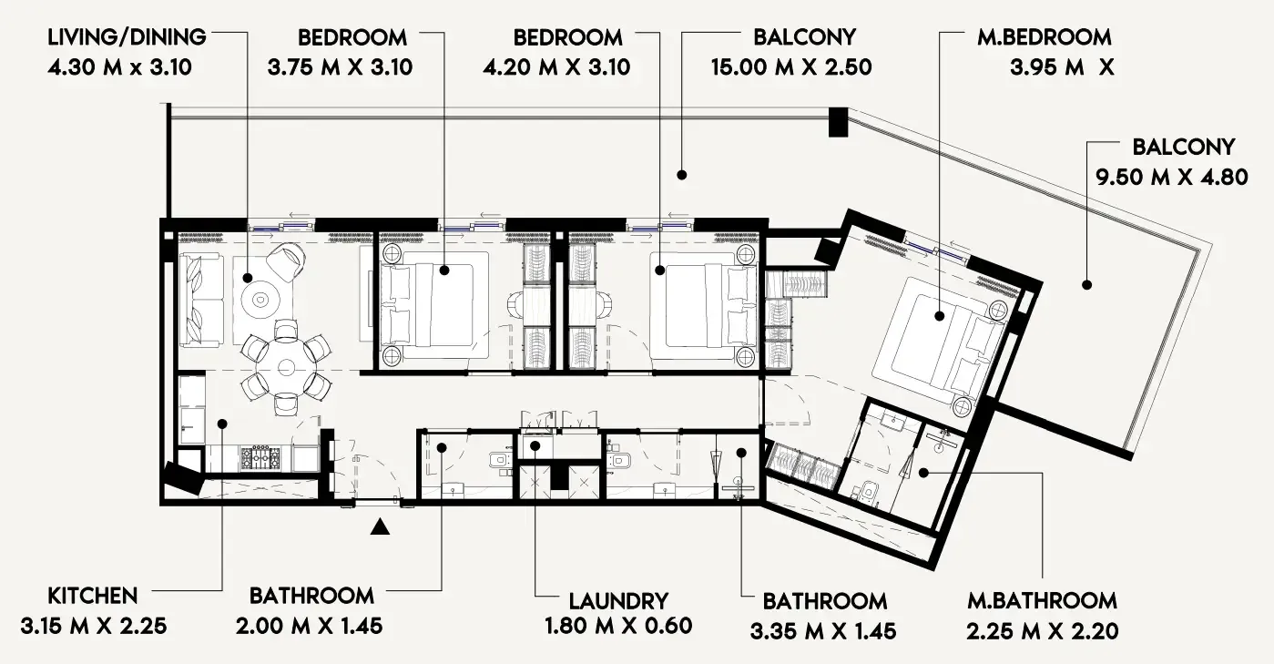 Azizi Azizi Lina floor plan