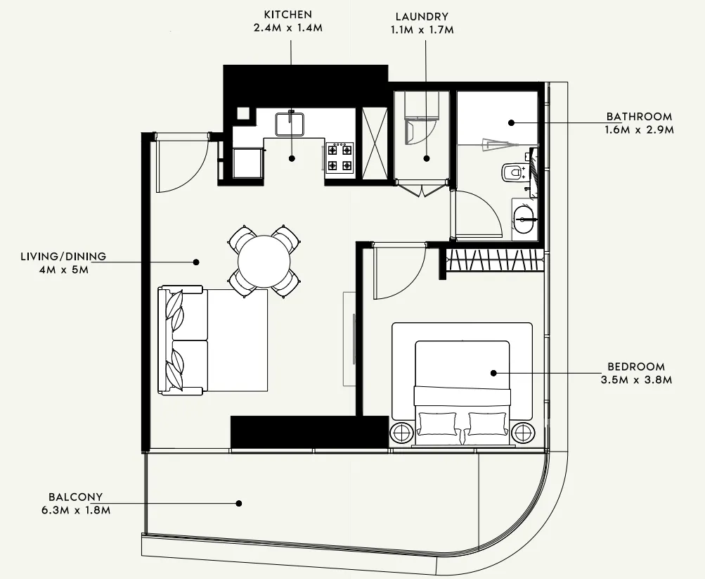 Azizi Azizi Milan floor plan